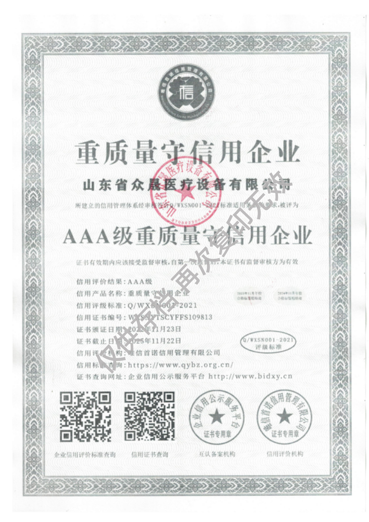 3A重質量守信企業